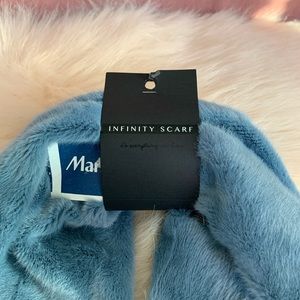 Cute, light blue infinity scarf